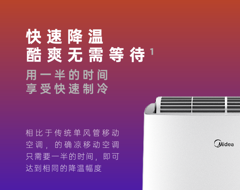美的移動(dòng)空調的確涼