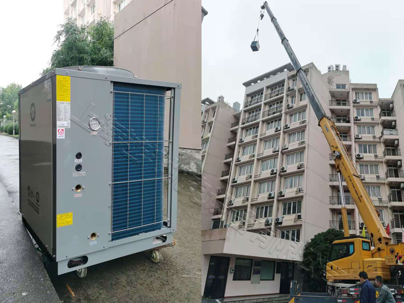 上海大學(xué)空氣源熱泵主機更換
