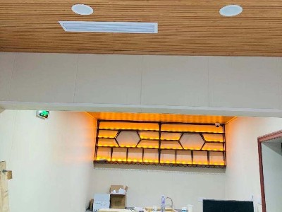 茶室美的空調和三菱新風(fēng)安裝工程