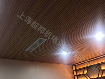 茶室美的空調和三菱新風(fēng)安裝工程