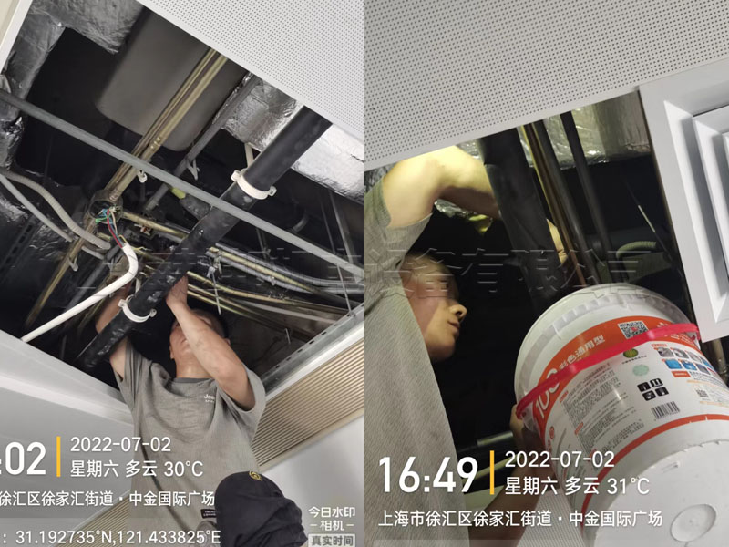 中金國際廣場(chǎng)中央空調維護清洗