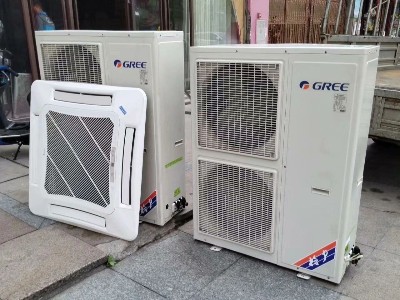 二手中央空調格力50匹多聯(lián)機螺桿風(fēng)冷熱泵模塊商用一拖多價(jià)格